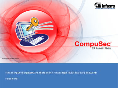 CompuSec PC Security Suite Screenshot